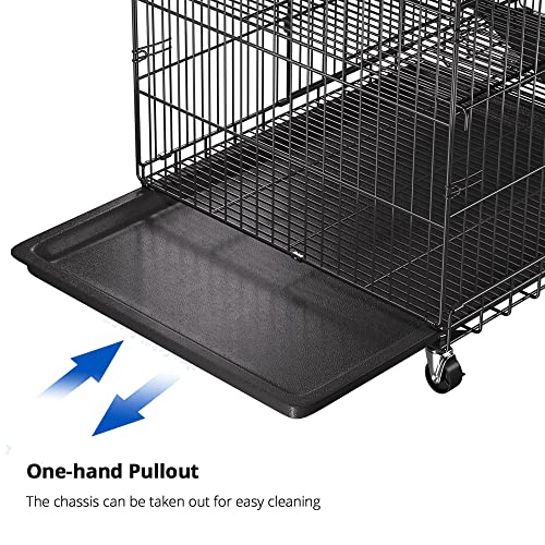 image for PawGiant 4-Tier Cat Cage 51 Inch Cat Crate Kennel Enclosure Playpen La