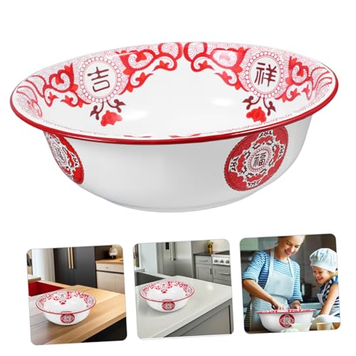 Tazón Vintage de Esmalte ORFOFE Grande para Cocina miniatura 7