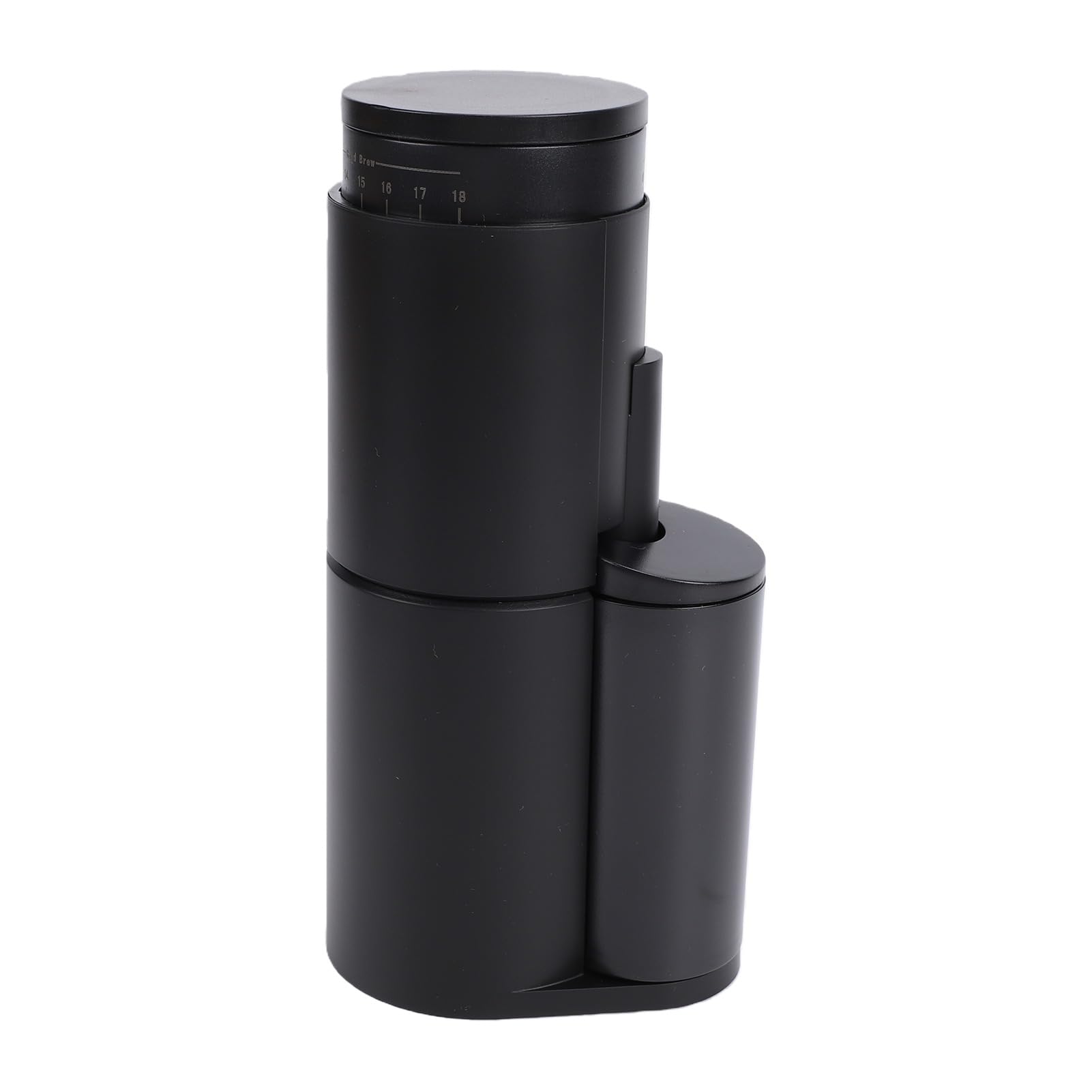 Generic Molinillo de café Eléctrico Molino Portátil Compacto No Estático para Viajes en Casa Acero Inoxidable 38 Mm (BLACK)