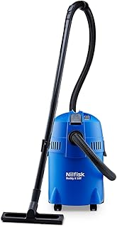 Nilfisk Buddy II 18L T Aspirador de Agua y Polvo - Aspiradora de Bricolaje para Sólidos y Liquidos, Seco y Húmedo, Exterior e Interior (1200 W)