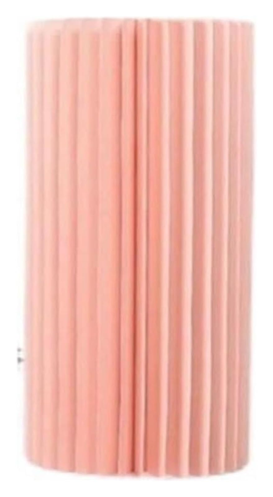 nxjaSDH Foldable paper column display stand, Centerpieces Cardboard Paper Columns With Acrylic Plate Wedding Birthday(Diameter 40cm,80cm)