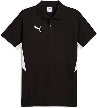Puma Team Evostripe Polo Erkek Futbol Polo Yaka Ti rt 65995203 Siyah