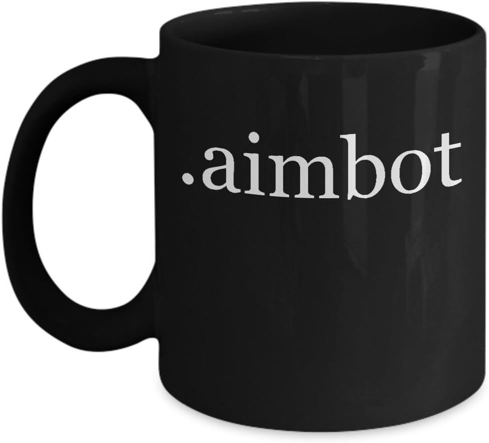 Aimbot Mug Funny Gaming Gamer Hacks