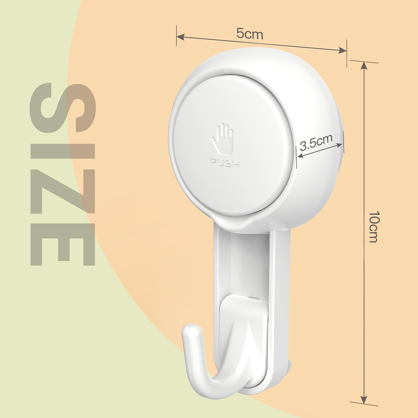 Marchpower Suction Cup Hooks, Heavy Duty Hooks Hold up to 11LB - Image 4