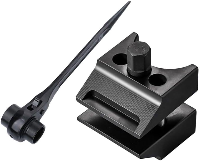 Steel Suspension Strut Extension Tool with Wrench, Double-Ended Design for Ball Joints and Steering Knuckle Spreaders, 40 x 41.5mm, Black