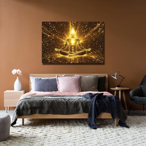 Impression grande décoration allongée TOANGWALL - Zen et méditation cosmique - 4