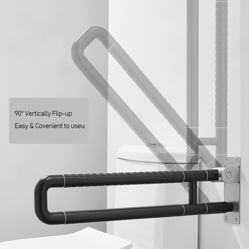 Asidero de baño para salir de la bañera Asidero plegable para minusválidos y discapacitados, asidero de baño para mayor estabilidad, asidero de seguridad y barra para el lavabo