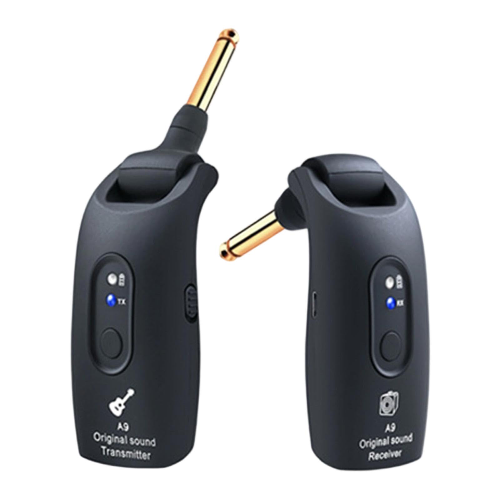 Generic Émetteur/récepteur pour Guitare électrique, Système Sans Fil pour Guitare, Compact, Prise Rotative à 270 Degrés pour Le Audio, Membres Du Group, Noir