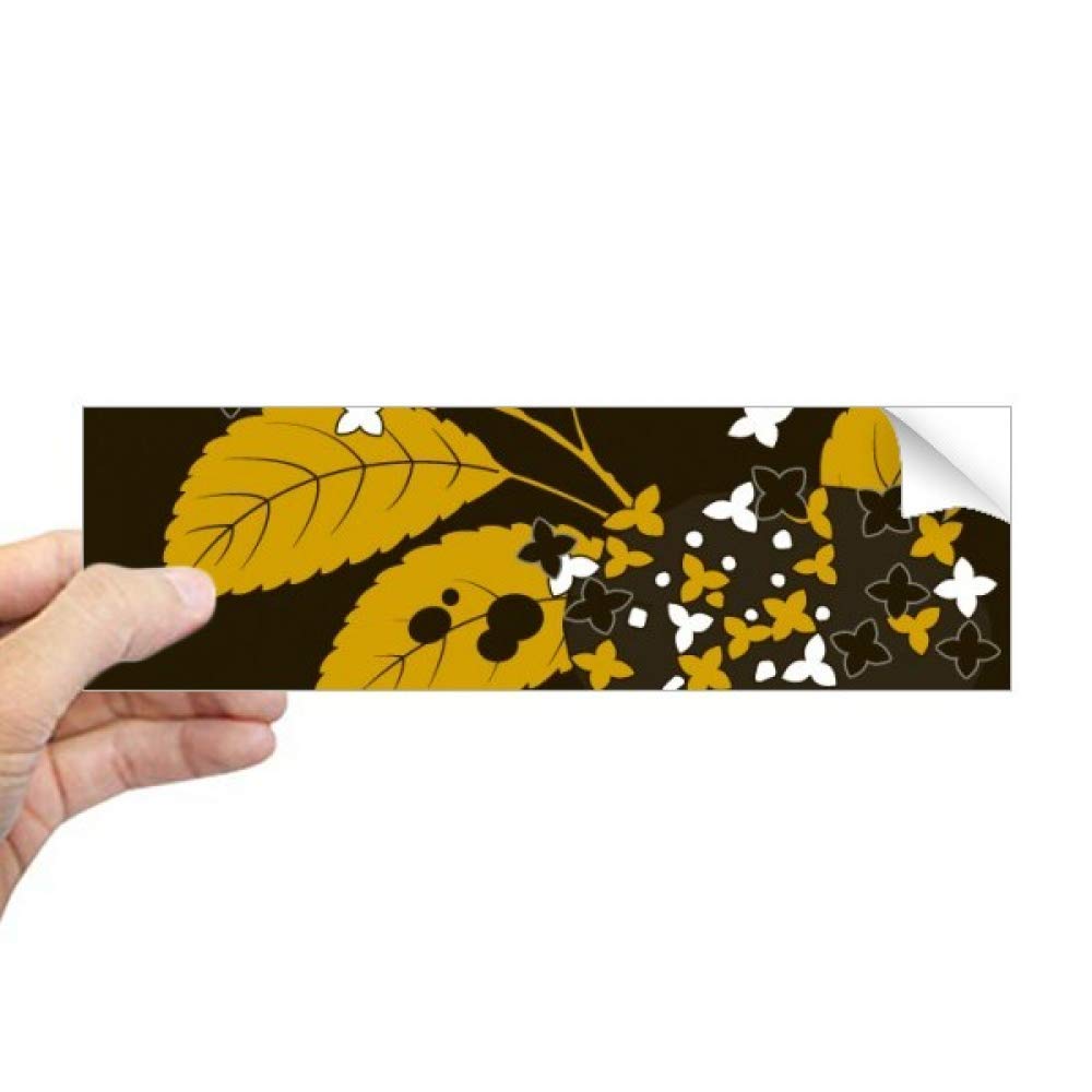 Sticker rectangulaire pour fenêtre peinture japonaise noir anti vis-à-vis