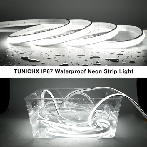 Tira de LED Neon Impermeable IP67 16.4in 6000K Blanco Frío miniatura 2