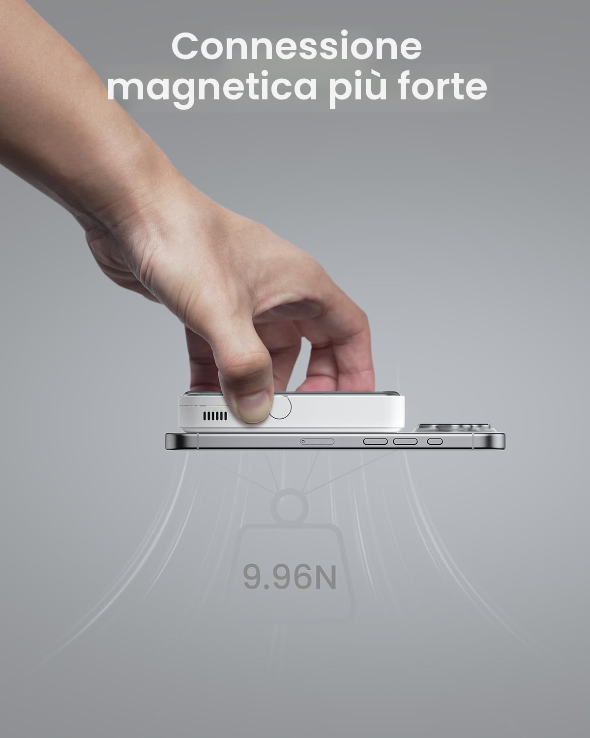 SHARGE ICEMAG 2 Powerbank 10000mAh MagSafe, Qi2 15W Externe Batterie | Ladegerät mit Aktivkühlung, Externe Batterie mit Transparentem Klappständer, Tragbares Ladegerät für iPhone 16/15/14 Serie