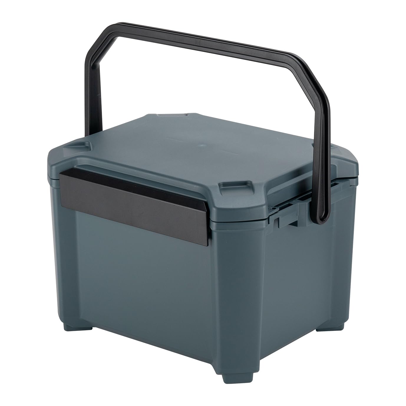 JEJアステージ 座れる 高保冷力 クーラーボックス COREFLUX (コアフラックス) インディゴグレー 12L 日本製[幅425×奥行333×高さ275mm]レジャー スポーツ 部活 アウトドア キャンプ ピクニック 鍵穴付き コンパクト 軽量 釣り 蓋が外せてお手入れ簡単