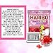 Sweet and Sour Gummy Hearts Bundle. Includes Three-4 Oz Bags of Haribo Sweet and Sour Gummy Hearts Valentines Candy Plus a BELLATAVO Fridge Magnet! Pink & Red Heart Gummy Candy in Share Size Bags!