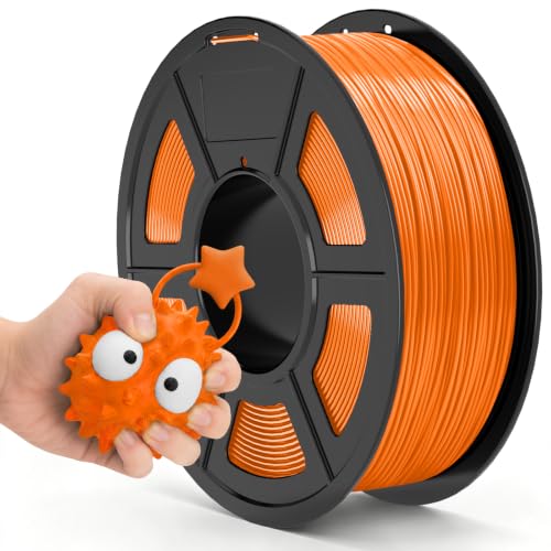 Image of TECBEARS TPU Filament 1.75mm, 95A, 1kg Orange