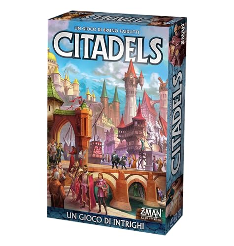 Asmodee - Citadels - Gioco Da Tavolo di Costruzione e Bluff, 2-8 Giocatori, 10+ Anni, da 2-8 giocatori, 30-60 min, Edizione in Italiano