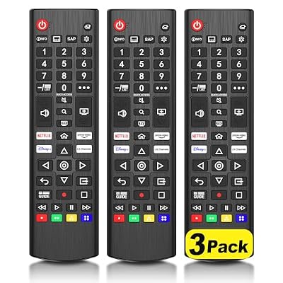 3 Pack for LG Smart TV Remote Control Replacement, Universal for All LG Smart LED LCD UHD HDTV 3D 4K TVs