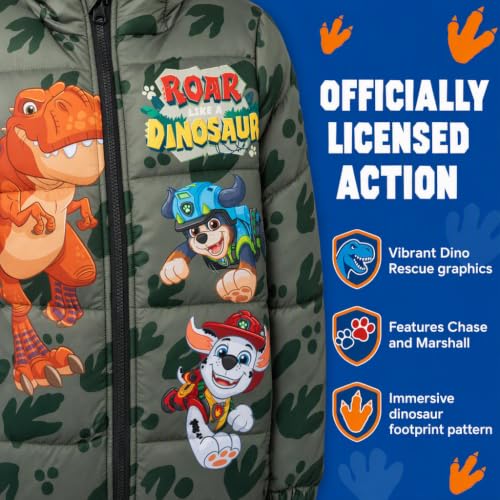 Image of Paw Patrol Boys' Hooded Puffer Coat Toddler to Big Kid