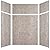 Transolid EWKX606096-42 Expressions 6-Panel Shower Wall Kit with Extension, 60-in L x 60-in W x 96-in H, Dover Stone