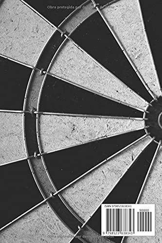 Miniatura 2 de DARDOS Cuarderno de Puntuación libro de puntuación de dardos, con 100 páginas y formato (15,24 x 22,86 cm), juego de dardos 01 (301, 501 ..), juego