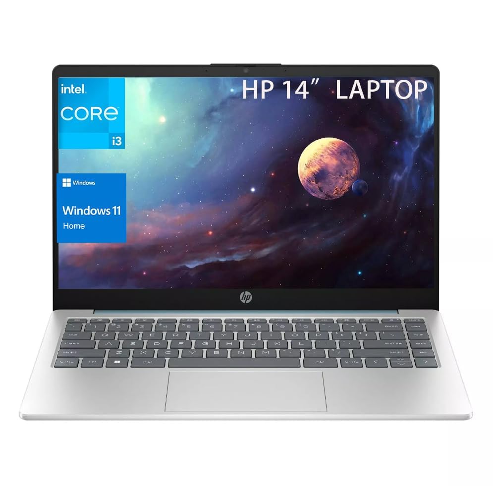 Amazon.com: HP 14 Inch Laptop for School& Student, HD 1366 x
