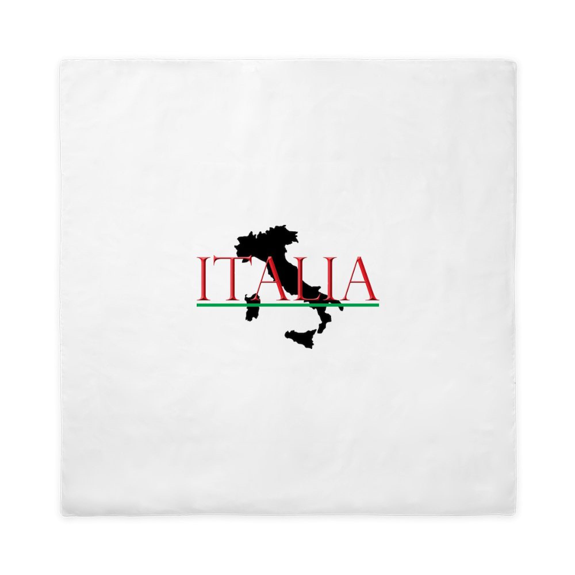 CafePress Italia: Italian Boot Queen Duvet Cover, Printed Comforter Cover, Unique Bedding