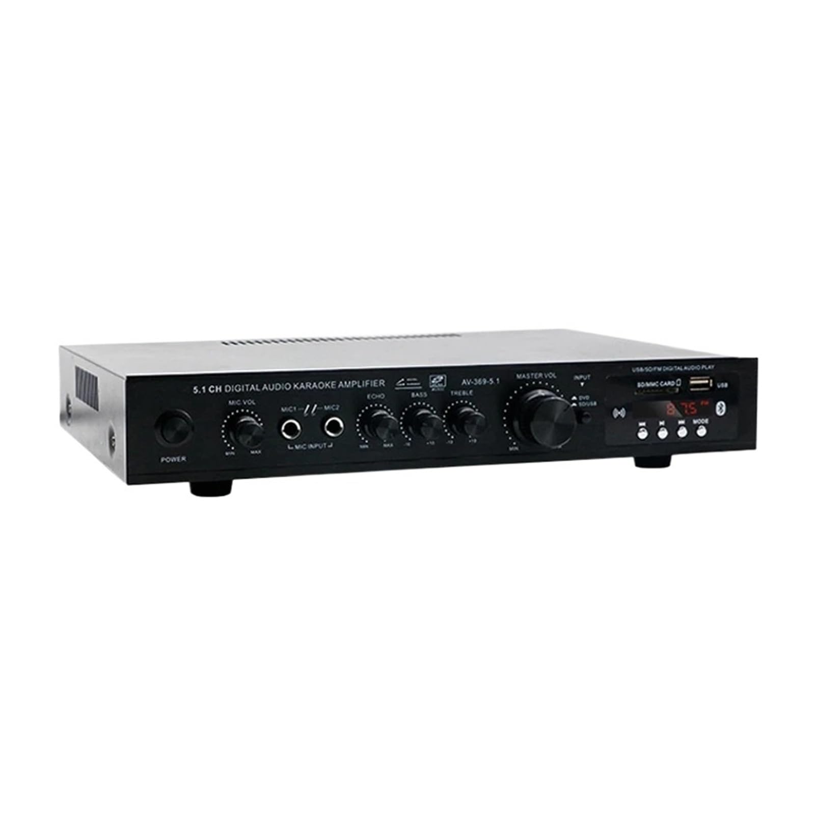 AV-369BT Amplificatore stereo HiFi a 6 canali con amplificatore audio Bluetooth 5.1