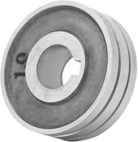 Miniatura 5 de Alimentación de alambre de rollo de accionamiento para soldador MIG, 0.80.039 in (.030" .039") ranura moleteada OD 1.2" ID .40" reemplazo del rollo