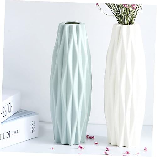 Miniatura 9 de Artibetter Jarrón con forma de libro, centros de mesa de boda, centros de mesa altos, jarrones modernos, jarrón de cerámica de cerámica, decoración