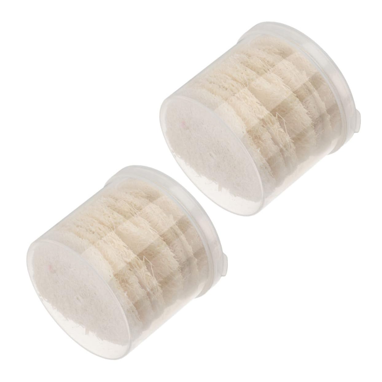 FOMIYES 2sets Professional Skin Care Puff Makeup Rounds Pads Gentle Exfoliant 20pcs*2