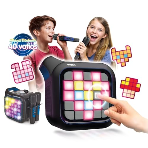 Karaoke Portátil VTech Light Party Duo Disco con 2 micrófonos inalámbricos y Bluetooth 2