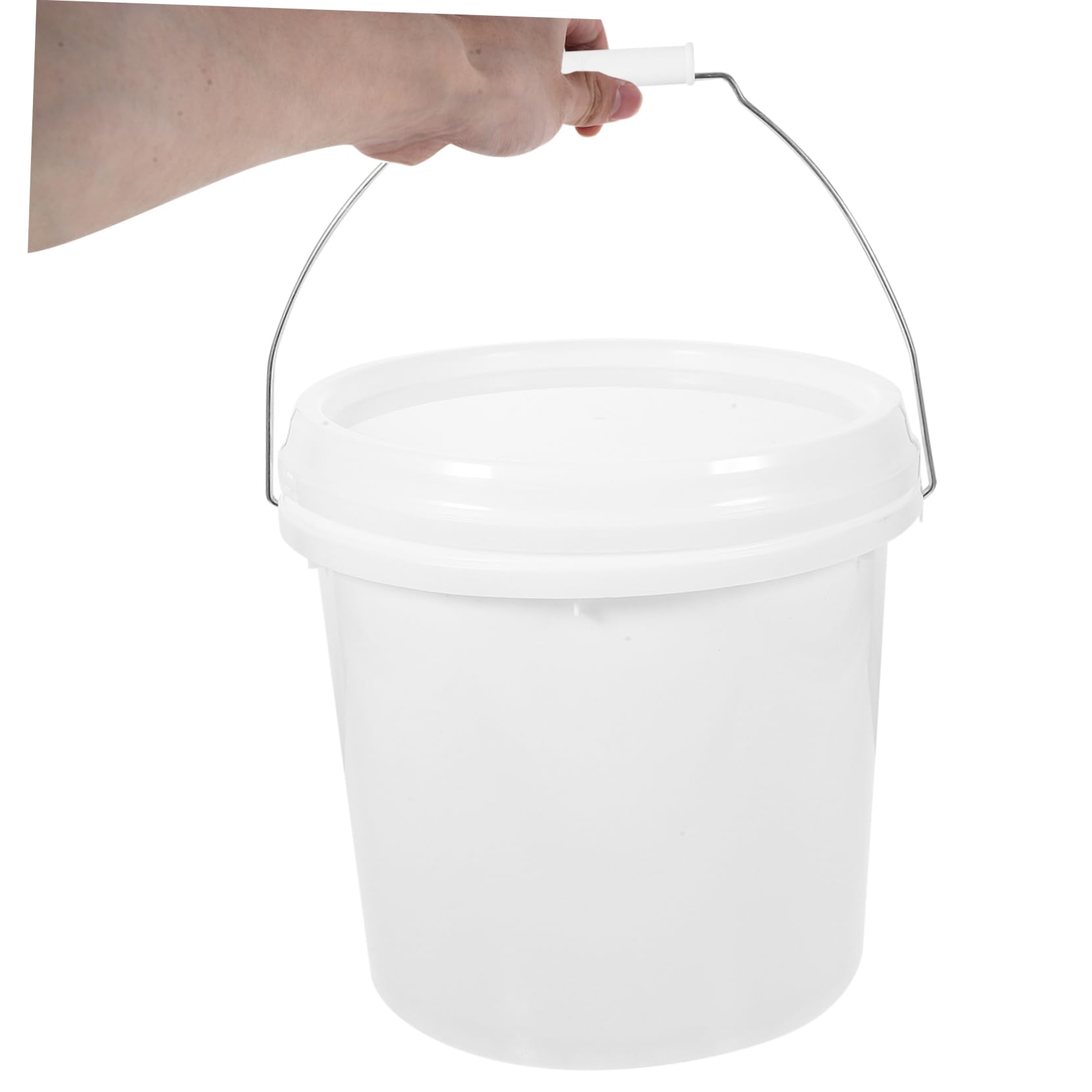 Cubeta De Plástico con Tapa Sellada para Cubo Práctico y Resistente para y Almacenamiento De Varnices y Agua