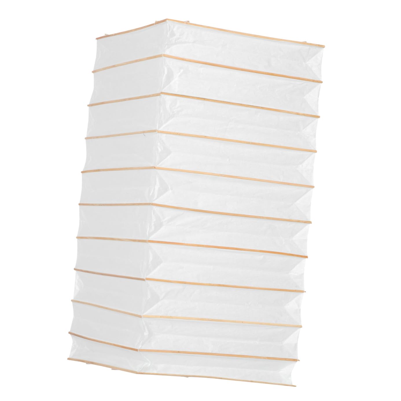 Lámpara de pie de papel vertical para crear un salón zen y luz de lectura relajante