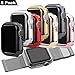Watch Protector Case Compatible with Apple Watch Cover Protecitve Frame Bumper MAIRUI 42mm 8 Packs TPU Guard Protection Case for iWatch Series 6/5/4/3/2/1 SE Sport Edition