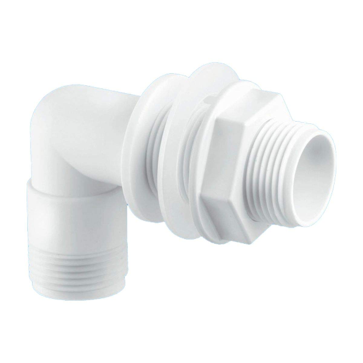 McAlpine Bent Tank Connector with 0.75" BSP Threaded Outlet - FTC1AWH