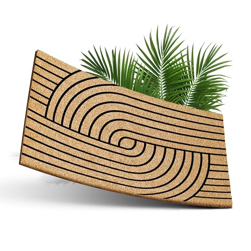 ElbFuchs® Paillasson Coco | 60x40cm [Extra Durable & antidérapant] | Paillasson Exterieur Entree et intérieur Entree Original | Paillassons pour entrée |...