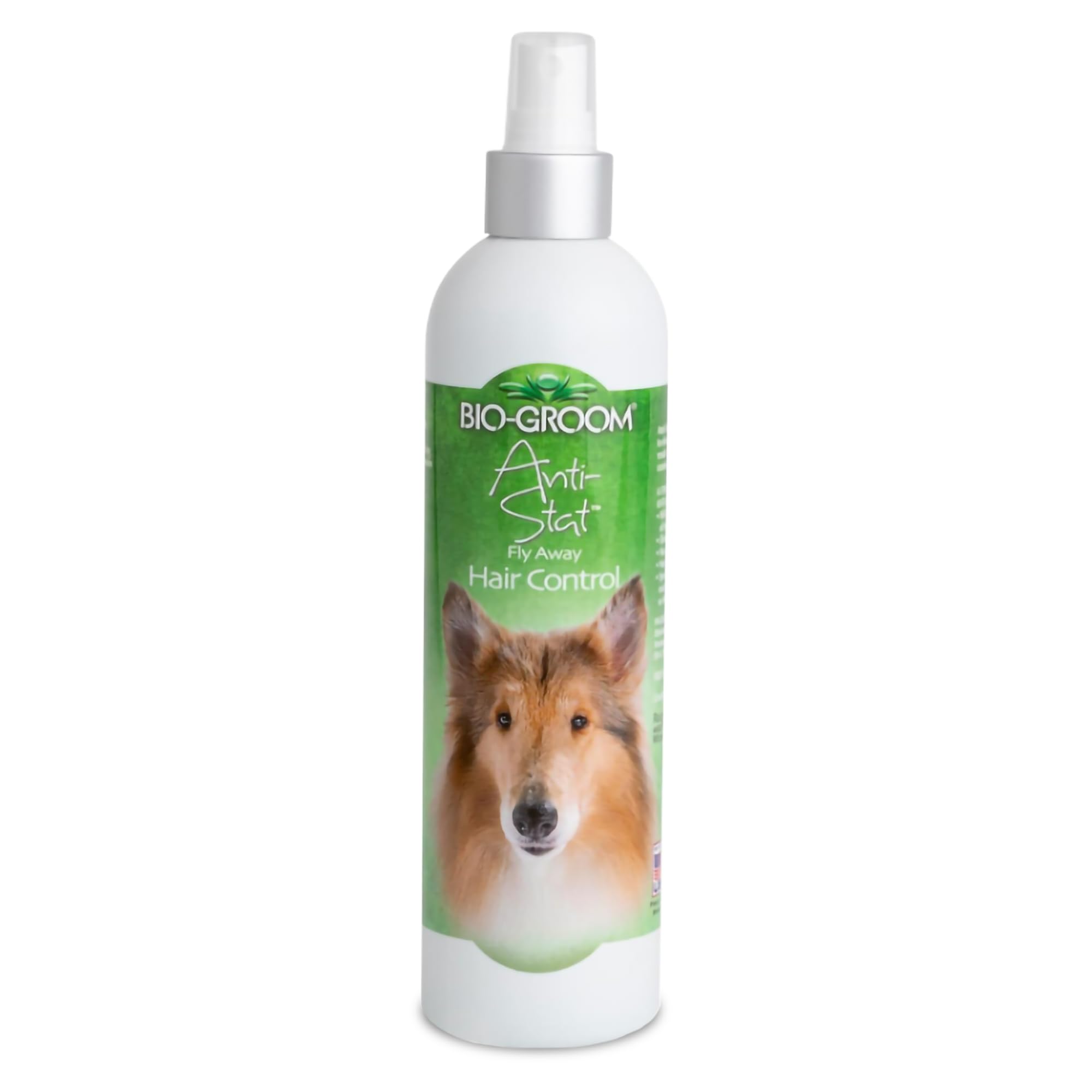 BIO-GROOM - Anti Statisches Spray - Für Haustiere - Beseitigt statische Aufladung des Fells - Für seidig weiches Fell - 355 ml