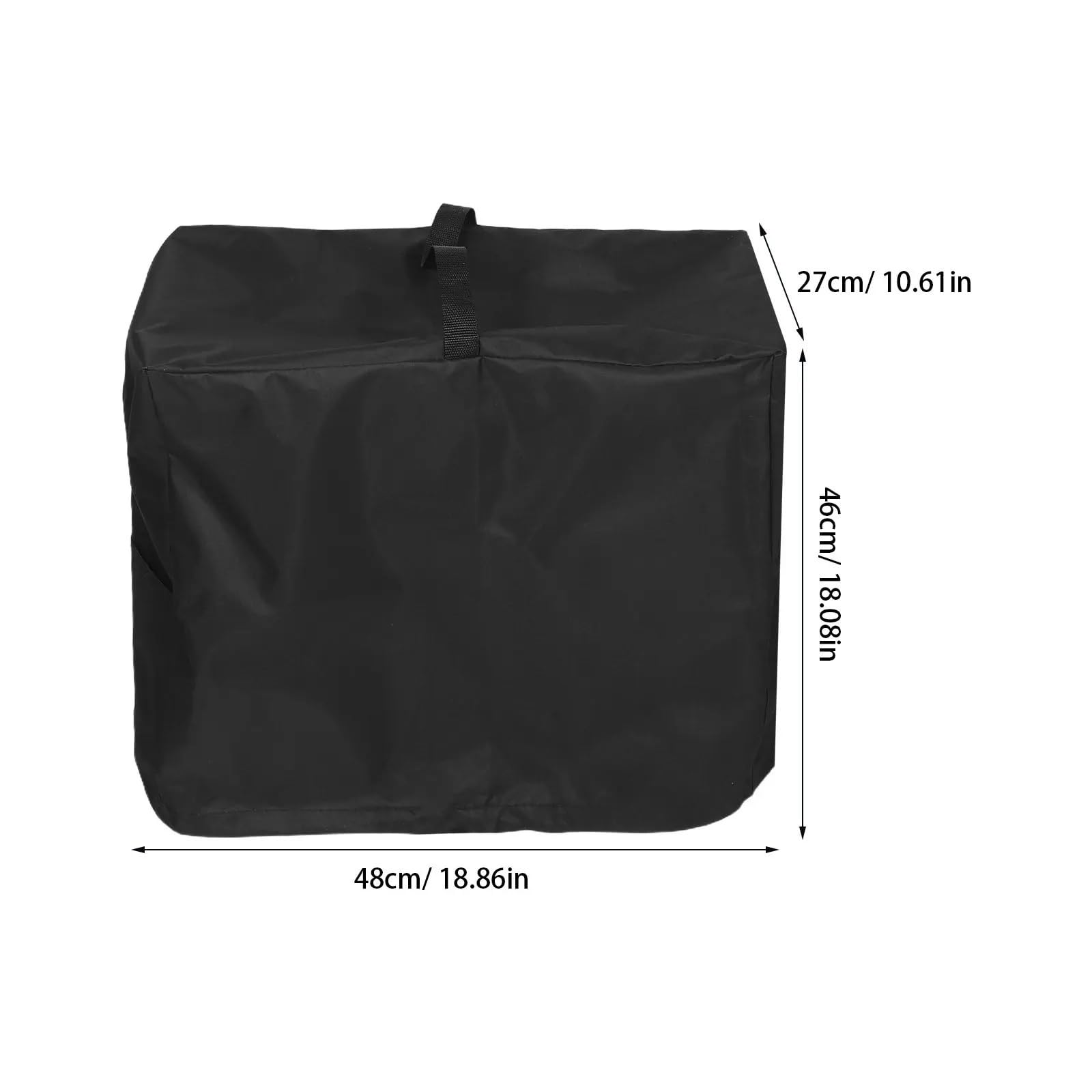 Abdeckung FüR Mixer Mixer-Staubschutz, schwarzer Stoff, Geräuschreduzierer, Küchengeräte-Organizer, Taschenmixer, Entsafter, Kleingerät, staubdichte Abdeckung