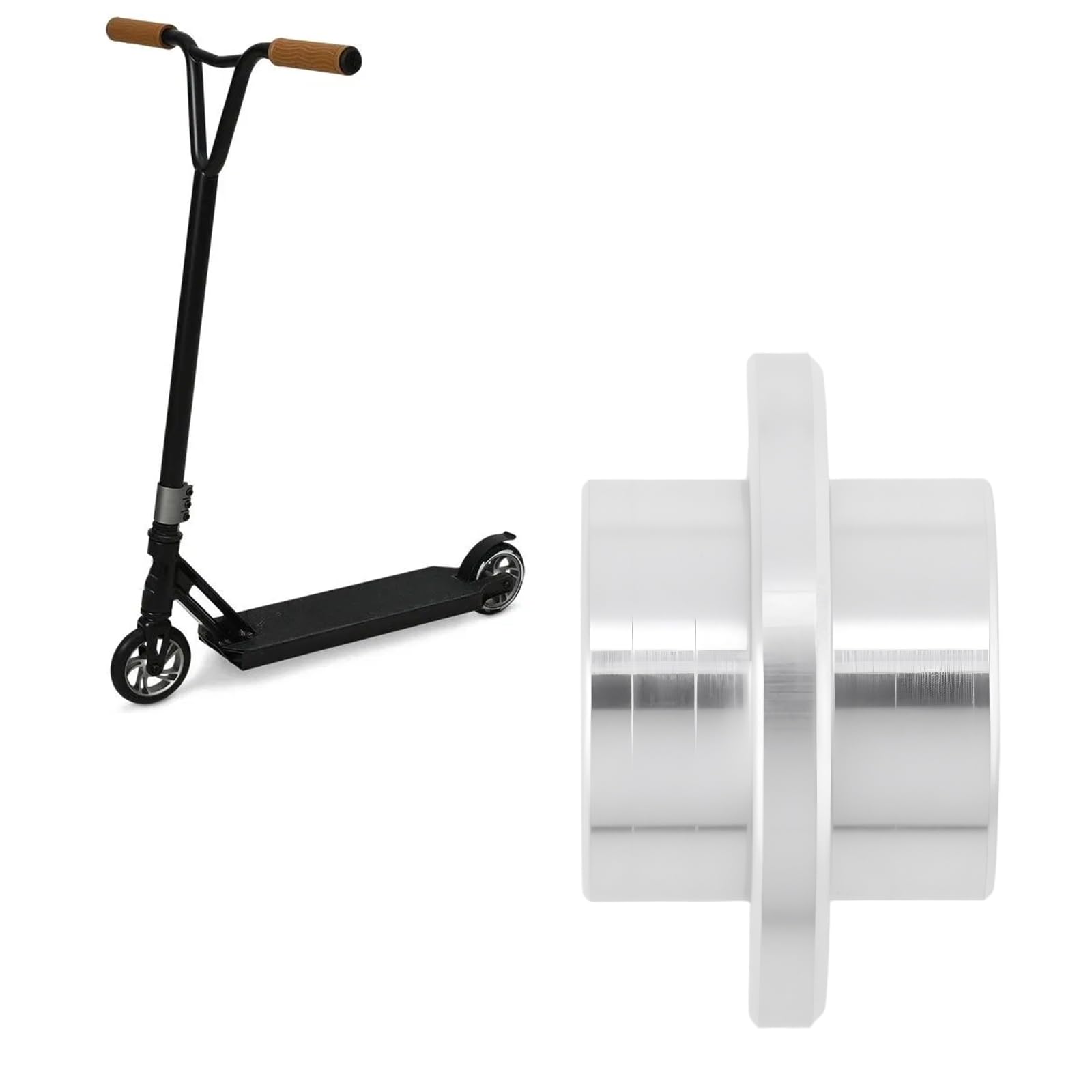LT Easiyl 5 works 10.3mm Bearing Spacer Suitable for Stunt Scooter Axle Bolt Replacement, Silver - Image 3