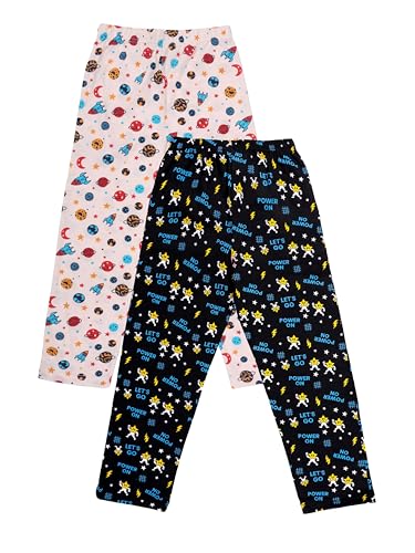Image of KiddoPanti Boys Printed Pyjama | 100% Cotton Single Jersey Fabric | All Over Printed Design | Relax Fit & Ankle Length | Pyjama Pant