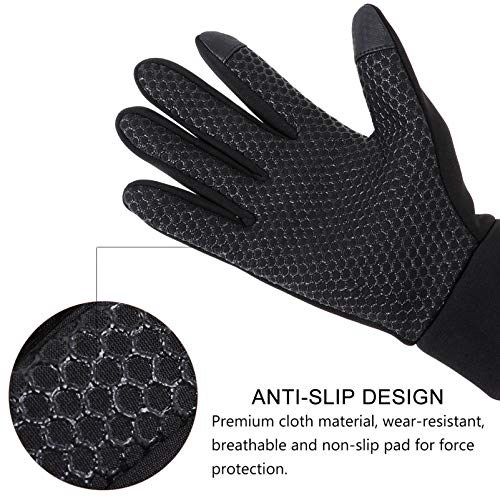 ABOOFAN Luvas de Ciclismo Vermelhas Ã  Prova de Vento Luvas de Mountain Bike Luvas de Ciclismo para