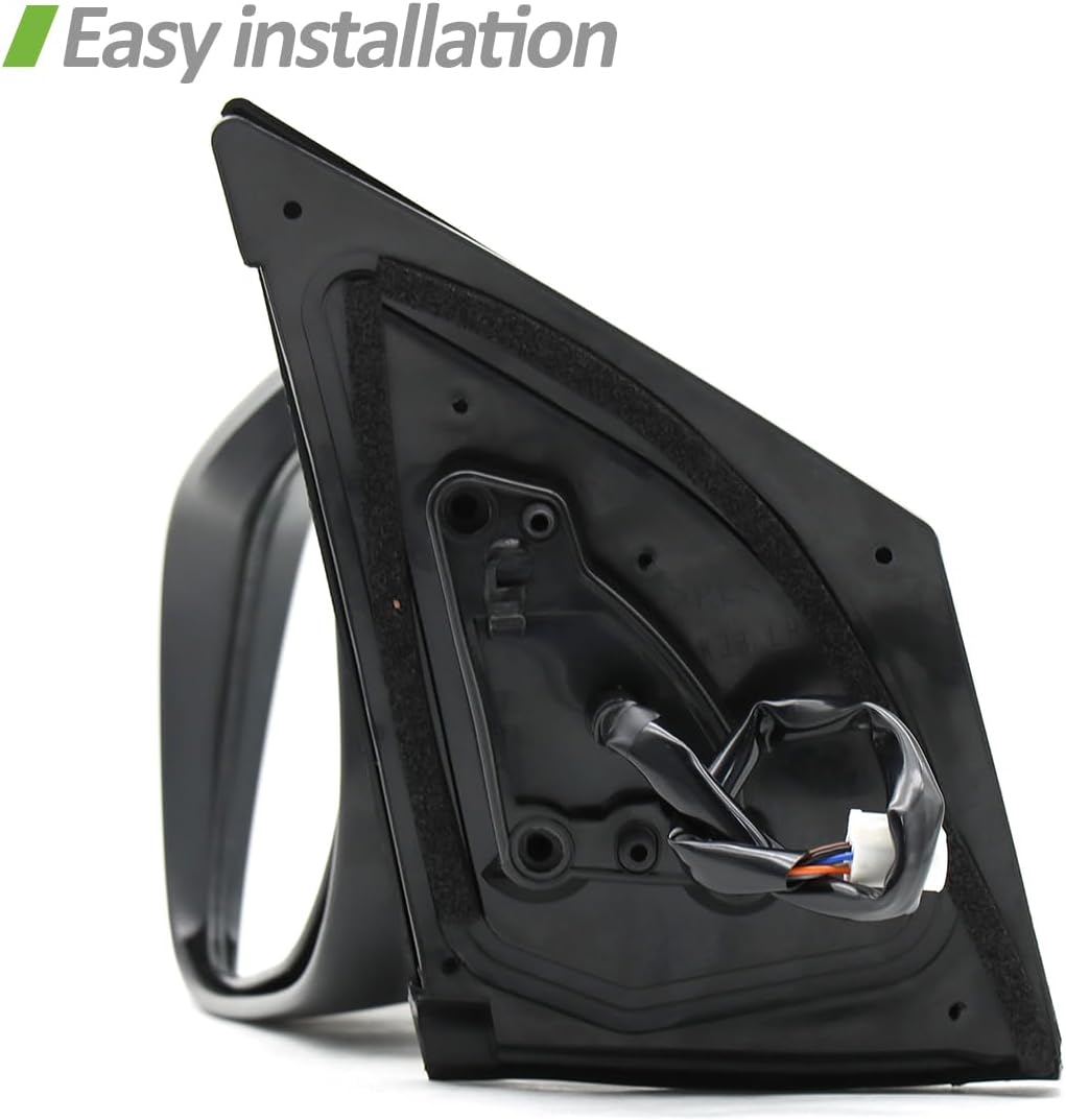 Driver Door View Mirror Fit for 2009-2013 Toyota Corolla, Glass Door Mirror Driver Left