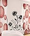 Produktbild jiushizq Hohe Gänseblümchen Wandaufkleber Steuern Dekor Wohnzimmer Nurser Vinyl Wandtattoos Schöne Blumen wasserdichte Kunst Tapete Z  83x56 cm
