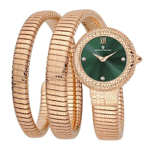 Christian Van Sant Women's Naga Green dial Watch // CV0895
