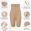 Nebility-Women-Waist-Trainer-Shapewear-Zipper-Hook-Body-Shaper-Shorts-High-Waist-Butt-Lifter-Comfort-Thigh-Slimmer Nebility Women Waist Trainer Shapewear Zipper & Hook Body Shaper Shorts High Waist Butt Lifter Comfort Thigh Slimmer (XL, Beige)