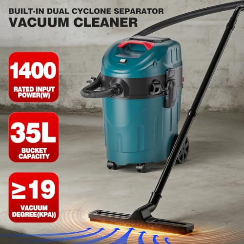 PEMEDOR 9 Gallon Dual Cyclone Vacuum