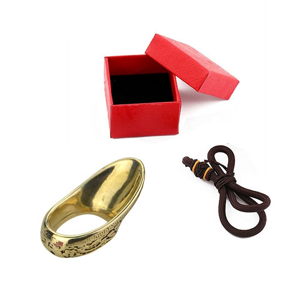 20mm Anneau de Pouce de tir à l'arc Archer de Doigt en Laiton Protection des Doigts Anneau de Pouce de tir de