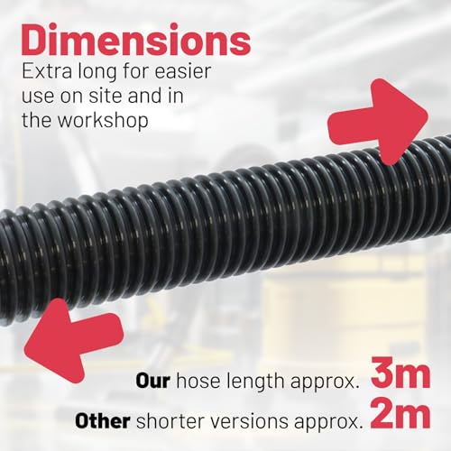 Reliapart 3m Wet & Dry Vacuum Cleaner Hose with Swivel Cuff Compatible with Titan TTB774VAC, TTB775VAC, TTB776VAC, TTB777VAC 35mm Handle Fitting with Airflow Control Slider 3 Reliapart 3m Wet & Dry Vacuum Cleaner Hose with Swivel Cuff Compatible with Titan TTB774VAC, TTB775VAC, TTB776VAC, TTB777VAC 35mm Handle Fitting with Airflow Control Slider - Image 3