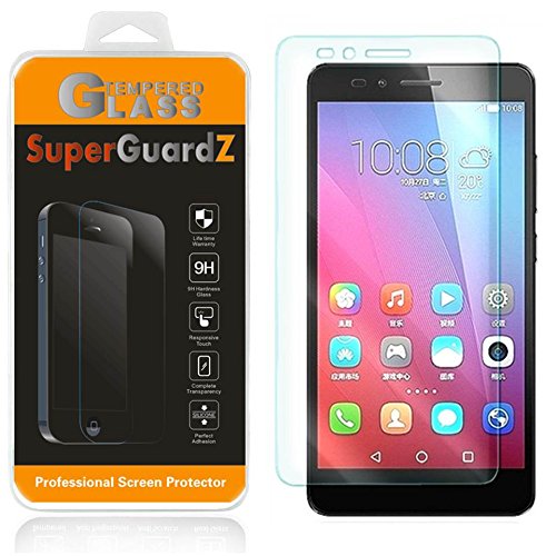 [2-Pack] for Huawei Honor 5X - SuperGuardZ® Tempered Glass Screen Protector, 9H, 0.3mm, 2.5D Round Edge, Anti-Scratch, Anti-Bubble