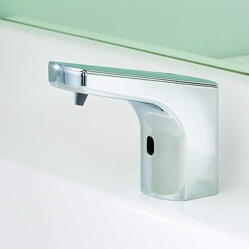 Miniatura 3 de Speakman SFS-8000 Classic Hand Battery o AC Powered Dispensador automático de jabón, botella de recarga líquida de 67.6 fl oz, cromo pulido