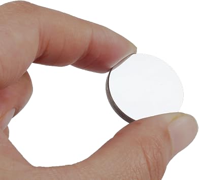 XUNKUANER CO2 Laser Mirror Dia 20mm Mo Reflective Mirror Mo Laser Lens Molybdenum Mirrors for CO2 Laser Engraving Cutting Machine 3 Pcs
